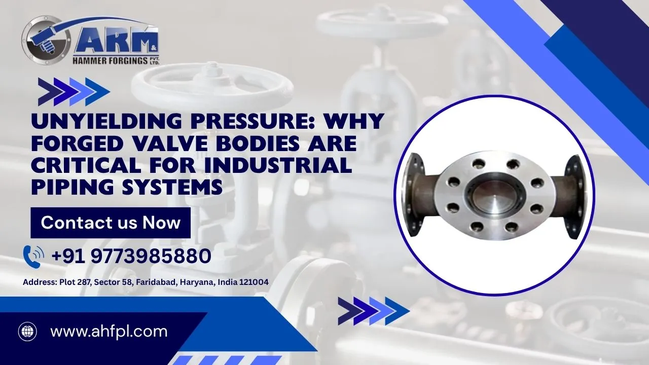 Unyielding Pressure Why Forged Valve Bodies are Critical for Industrial Piping Systems